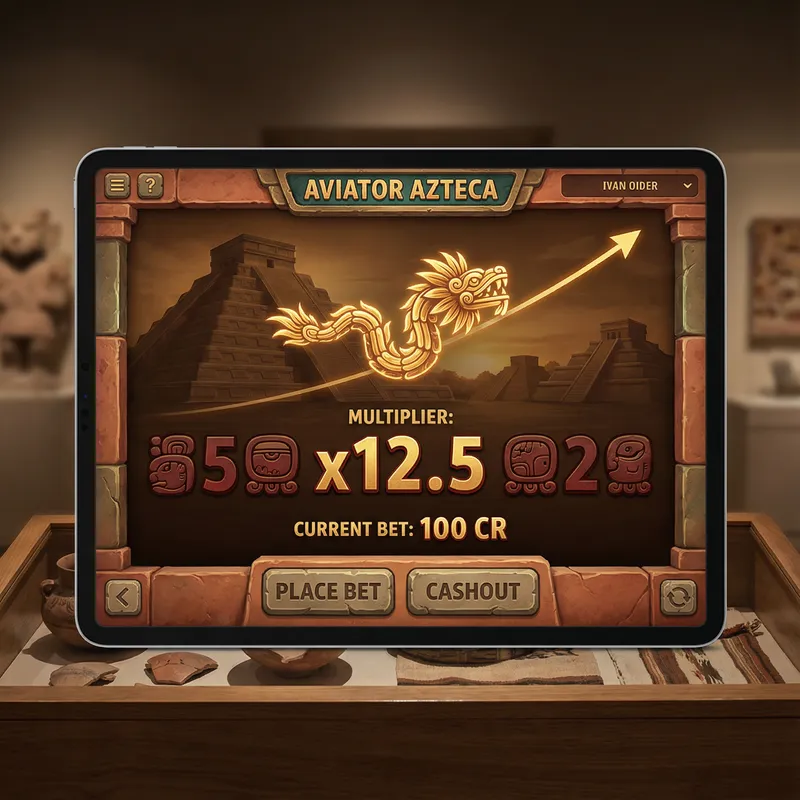 Juego Aviator con Quetzalcóatl volando y multiplicadores crecientes en Casino Central México