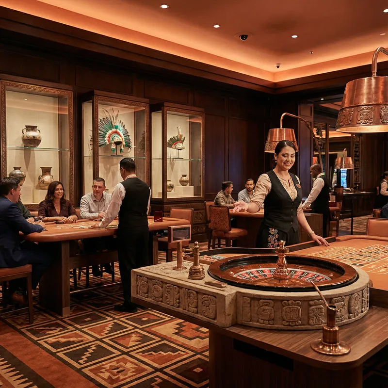 Casino en vivo con crupieres profesionales y ambiente de museo en Casino Central